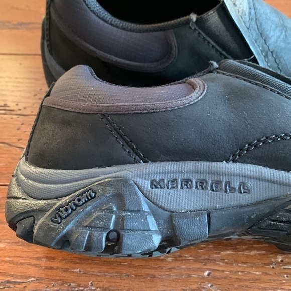 Merrell Men’s Moab Adventure Moc Shoes Black Slip-on Vibram Outsoles Size 8 main image 10